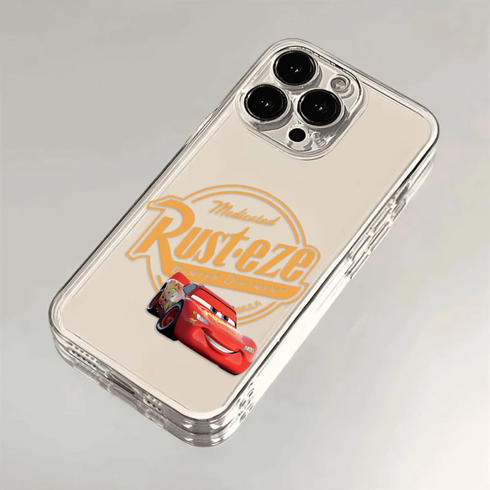 Transparent Cars Lightning McQueen 95 Phone Case For TECNO CAMON 30 POVA 6 SPARK 10 Infinix Smart 8 Note Hot 40 30i 20i Pro 5G