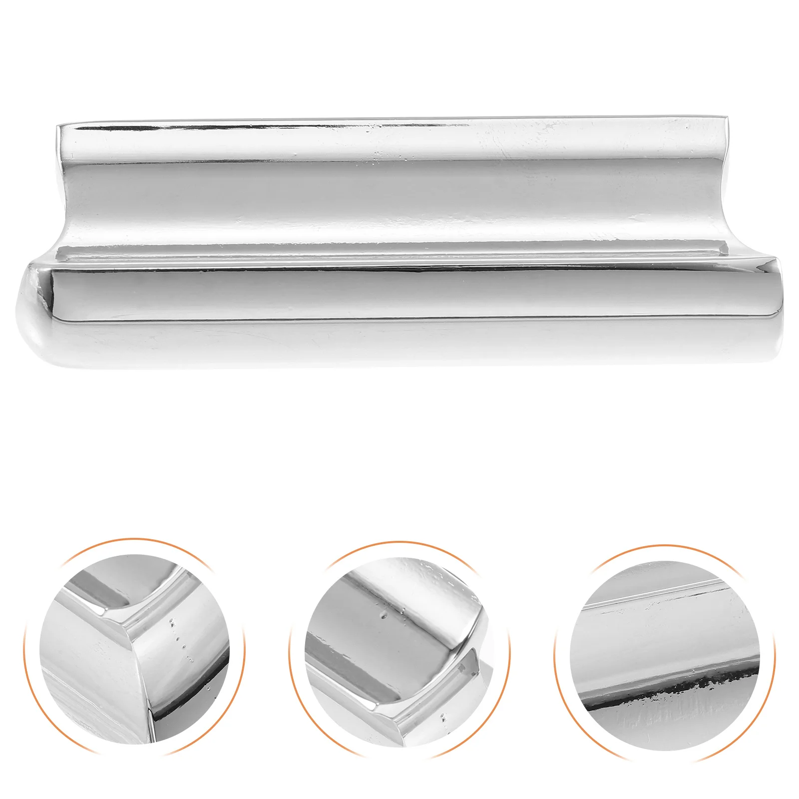 

1Pcs Firm Metal Guitar Slide Bar Zinc Alloy Material Safe Durable Excellent Sustain Tone Guitar Accessory Silver