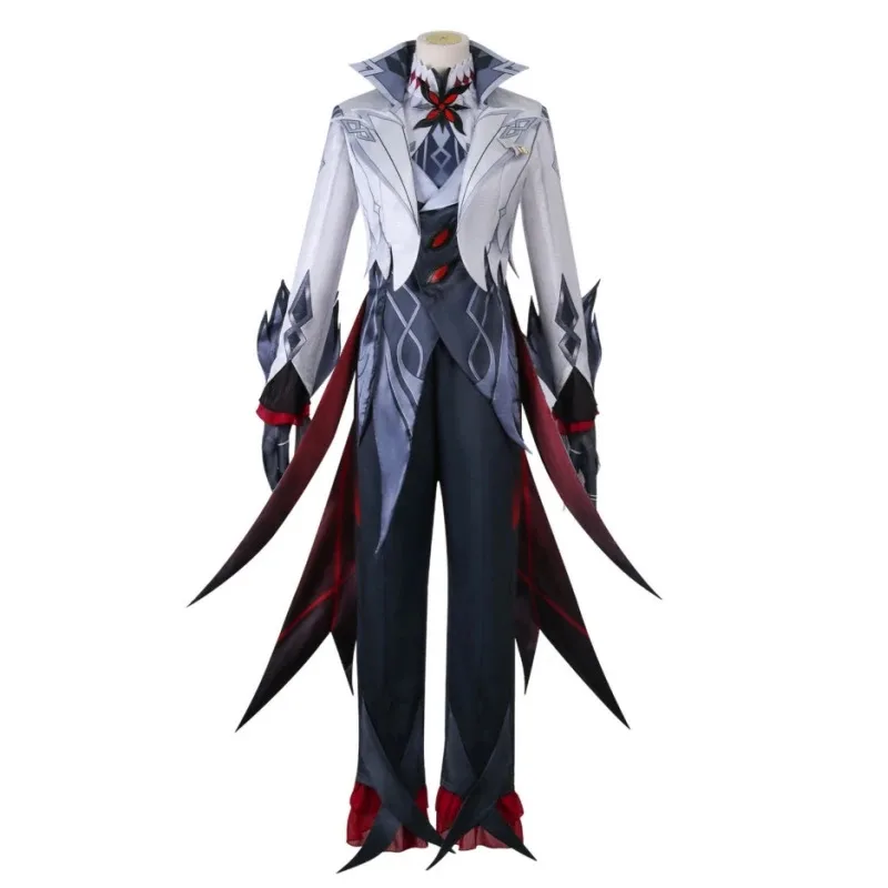 ชุดคอสเพลย์ Arlecchino The Knave จากเกม Genshin Impact รุ่น dd12 พร้อมวิกผมครบชุด ชุดยูนิฟอร์ม Eleven Fatui Harbingers สำหรับงานคาร์นิวัล