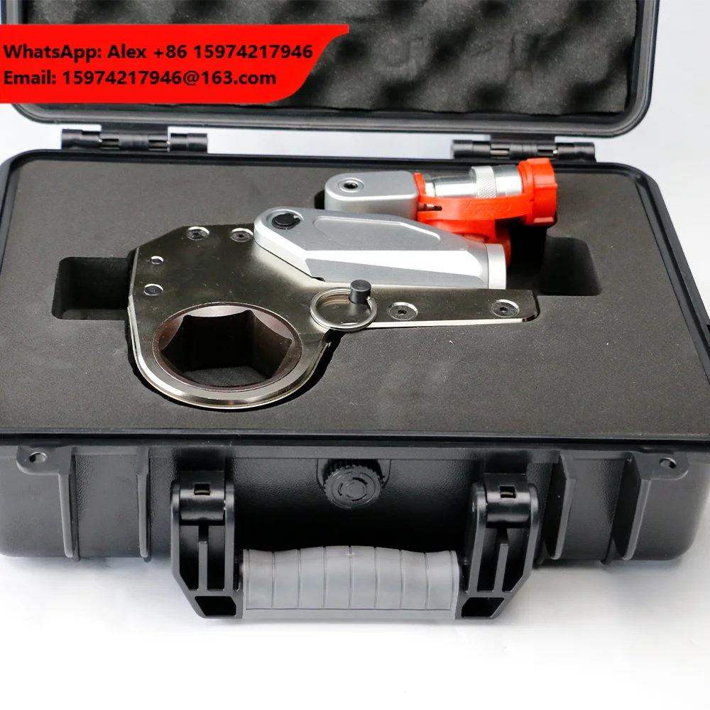 4 LOW Series Of Hollow Longer Arm Adjustable Ratchet Cassette Hydraulic Torque Wrench Tools Set