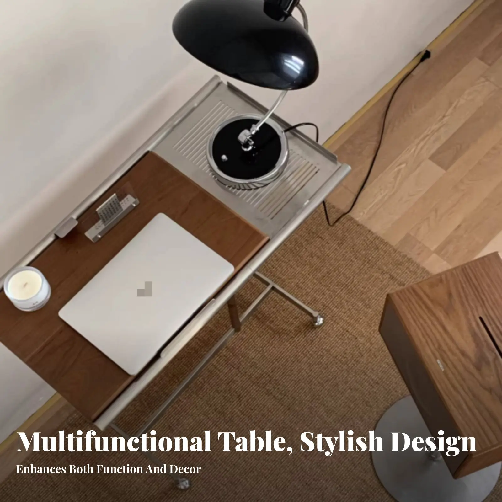 

Регулируемый C-образный стол на колесиках, многофункциональный, мобильный дизайн, простая сборка, для гостиной, спальни, домашнего офиса