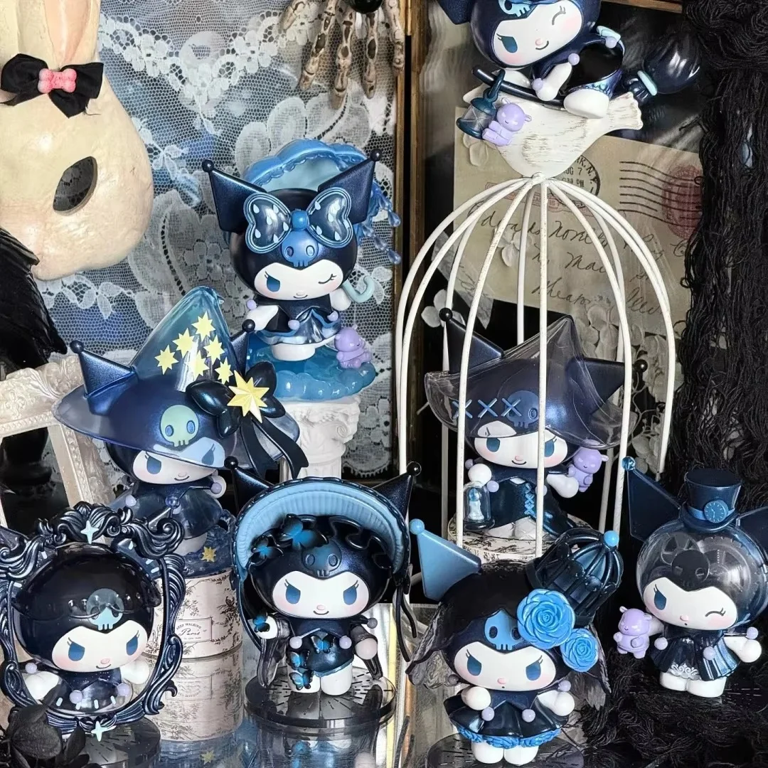 Toptoy Sanrio Witch's Grand Ceremony Kuromi Figure Blind Box Trendy Desktop Decorations Collectible Toy for Girls Surprise Gift