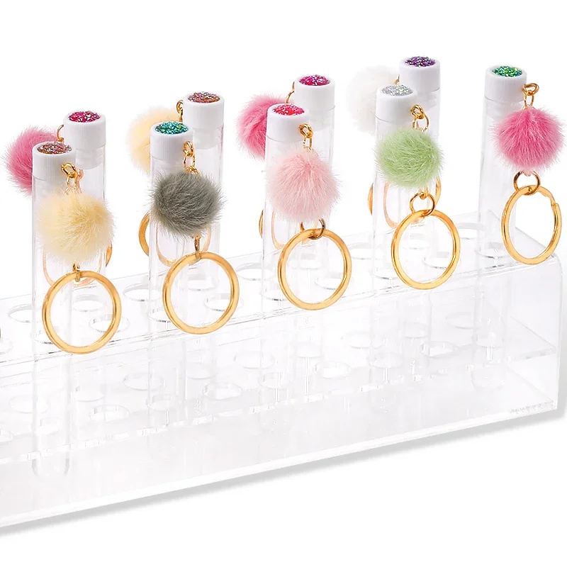 50/10 قطعة أنابيب فرشاة الرموش مع سلسلة المفاتيح الذهبية أفخم الكرة قابلة لإعادة الاستخدام لاش Spoolie فرشاة حجر الراين عصي الماسكارا أدوات ماكياج #3