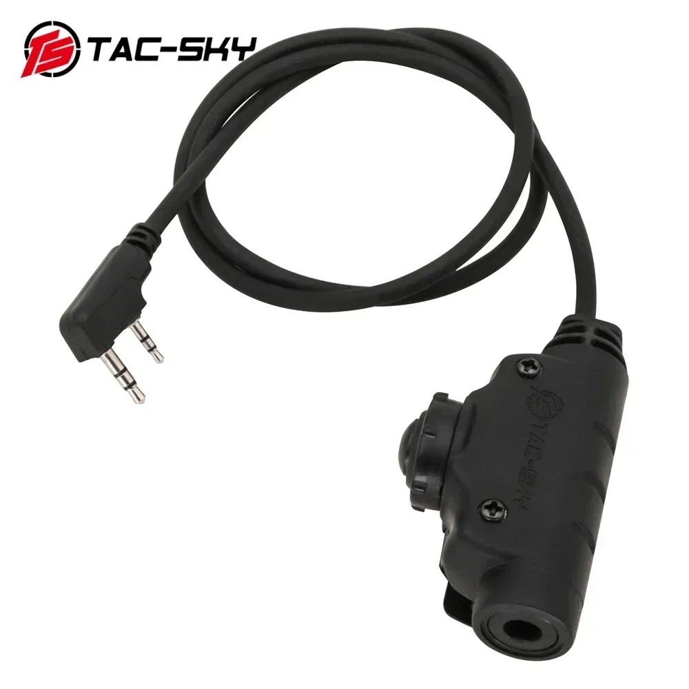 TAC-SKY  Tactical U94 V2PTT Adapter for kenwood Baofen UV-5R UV-82 UV-6R Walkie Talkie Compatible COMTA SORDIN Headse