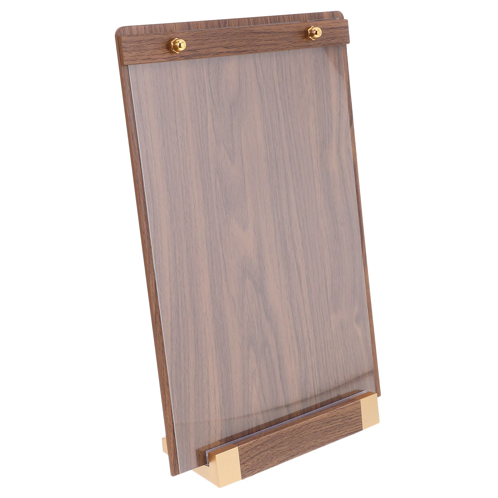 Certificate Plaque Wood Desktop Vertical Display Stand Holder for Credentials Diploma Paper Display Holder Business License