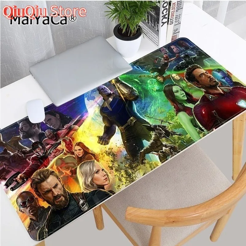 Alfombrilla antideslizante de Los Vengadores de la guerra Infinity para videojuegos, alfombrilla de escritorio para ordenador portátil, alfombrilla para ratón, alfombrilla para ratón, alfombrilla para jugador, decoración del hogar