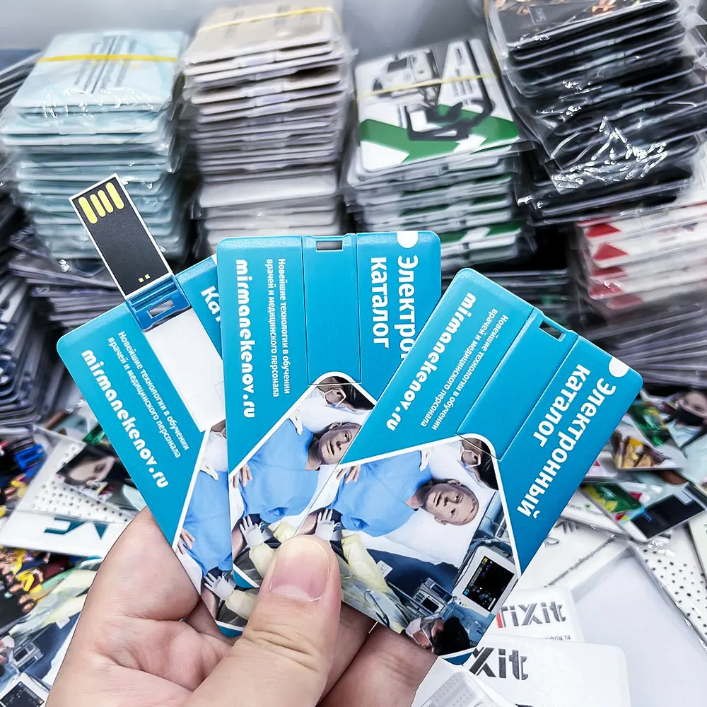 20 peças logotipo de impressão dupla face grátis cartão de crédito usb 3.0 flash drive 128gb capacidade real memória vara presente de casamento de plástico