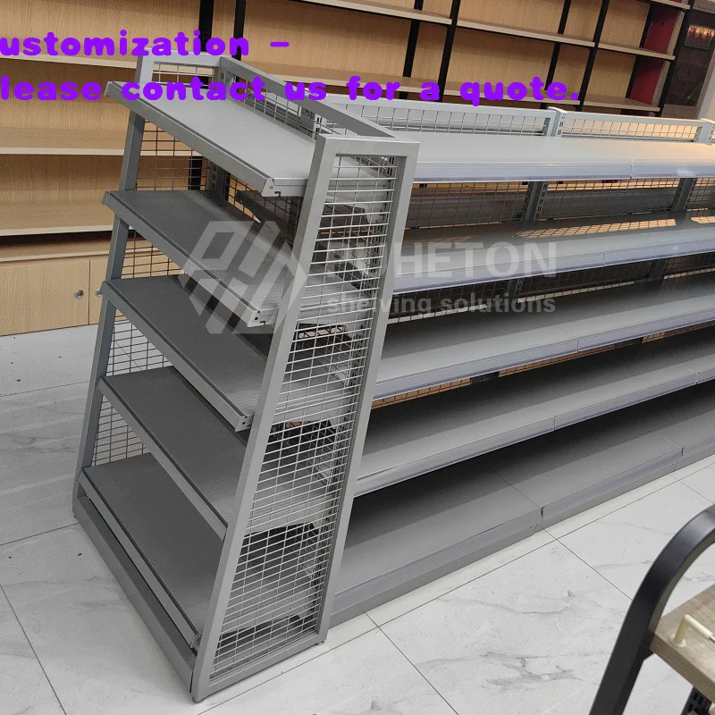 

custom.Double-sided Shelving Adjustable Rack Store Use
