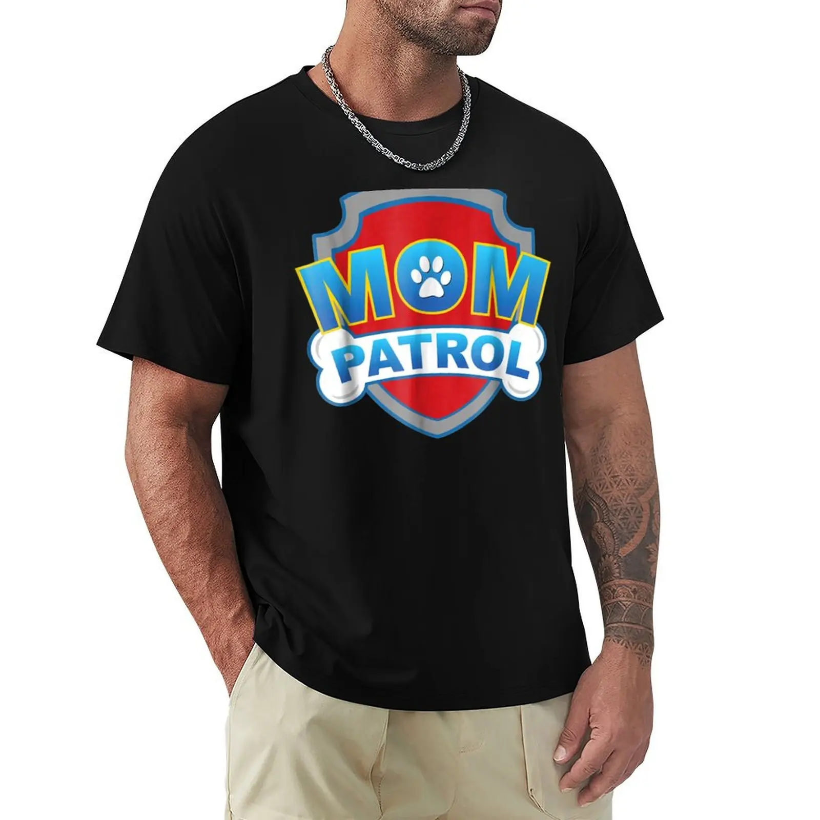 

Mom Patrol Cute Patrol Birthday Theme T-Shirt affliction shirts Louboutins summer 2025 heavy weight t shirts for men