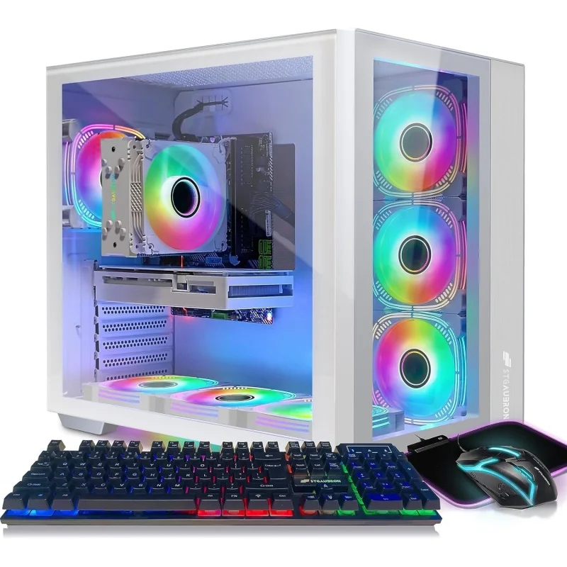 Gaming PC Desktop,  Core i7-10700KF up to 5.1G, GeForce RTX 3060 12G Graphics, 16GB DDR4 RAM, 1TB SSD, 600M WiFi,