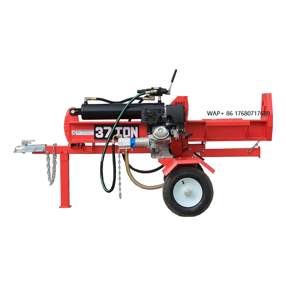 High Quality 37ton Industrial Grade Compact Electric Hydraulic Log Splitter  Wood Cutter for Sale