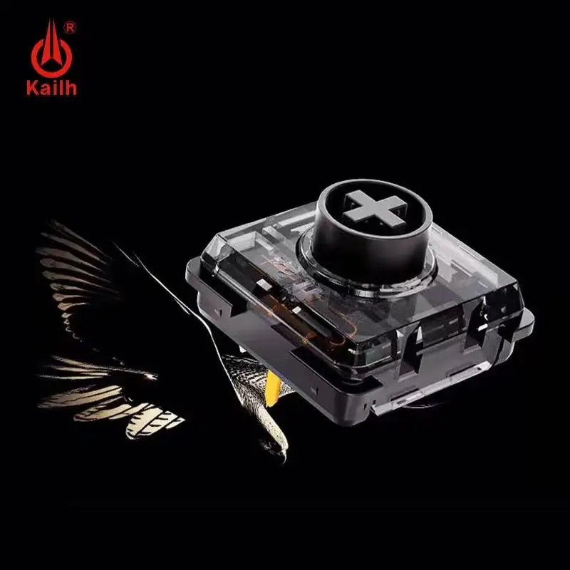 

Kailh Raptor Series Low Profile Silent Switch Black Kite Mini Switch For Hitbox HIFI Controller Mechanical Keyboard Mute Switch