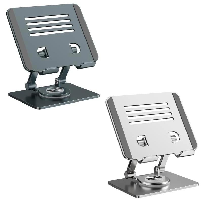 Adjustable Laptop Stand for Desk Metal Foldable Laptop Risers Portable Laptop H8WD