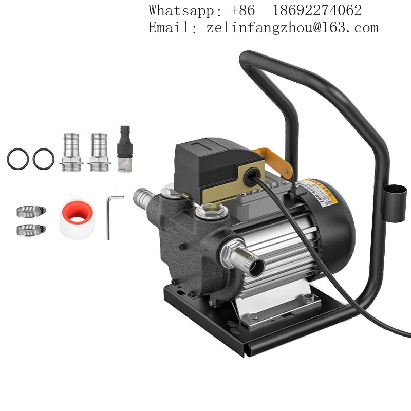 Cavitt 550W High Pressure Diesel Transfer Pump Electric Battery Auto Start OEM 50L Min 6m Suction 15m Head for Car Ship