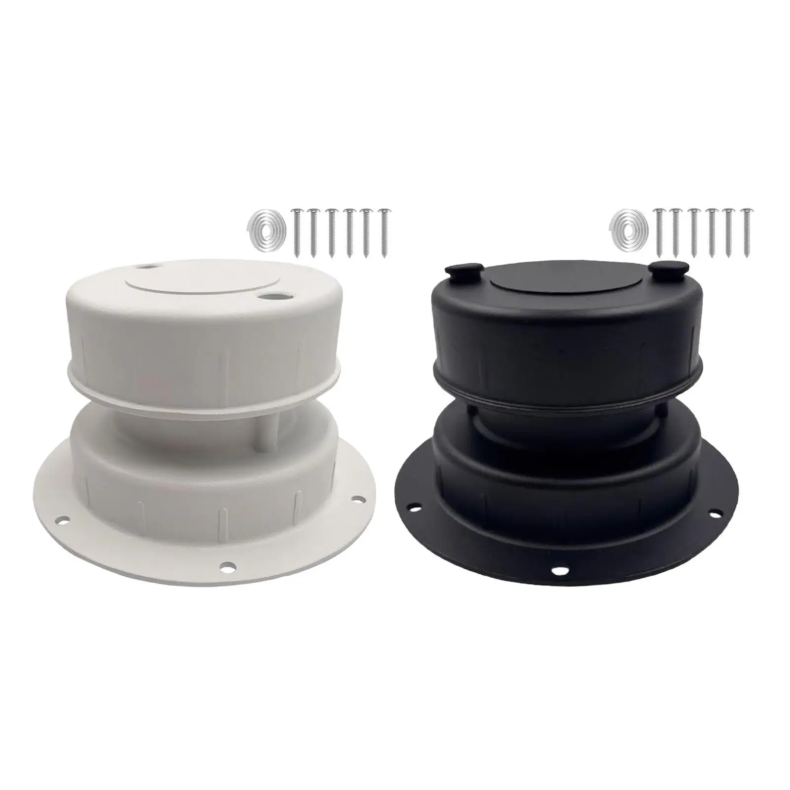 

Durable Roof Ventilation Cover for RV Plumbing Replacement Airflow Cap Kit with Screws for Camper Trailer