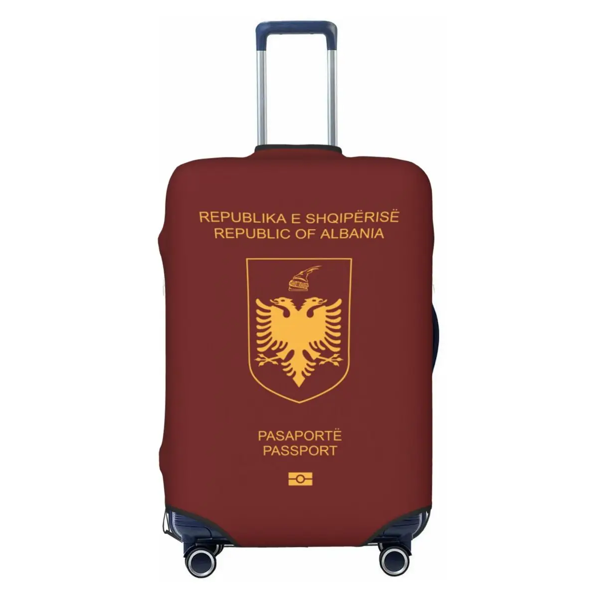 

Albania Passport Travel Luggage Cover Elastic Suitcase Cover Protector Fit 18-32 Inch