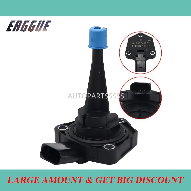 04E907660C 013680071 V10721483 Oil Level Sensor For VW Passat 2015-2024 Tiguan 2012-2018 For Audi A3 Sportback 2017-2021