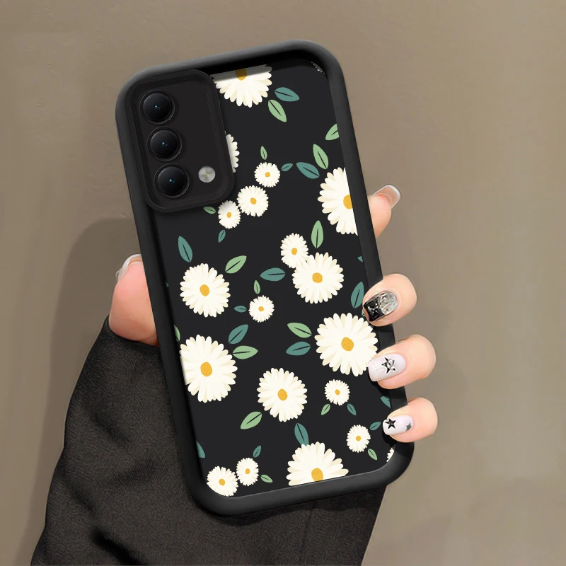 سيليكون زهرة جراب هاتف ل ممن لهم A17 A17K A9 A5 2020 A5S A3 Pro A3S A16K A15 A12S A11S A11K للصدمات رشاقته غطاء ناعم #4