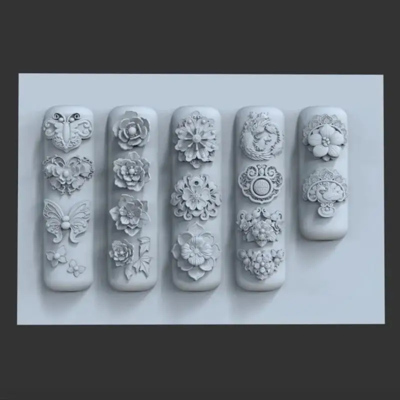 3D سيليكون مسمار العفن الكرتون عيد الميلاد زهرة فراشة الأظافر قوالب DIY مسمار الفن ديكور مانيكير قالب لسحر الأظافر #5