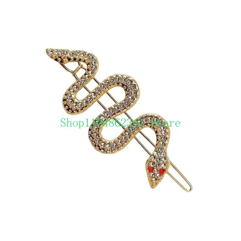5ASD Luxurious Rhinestones Central cabello serpiente