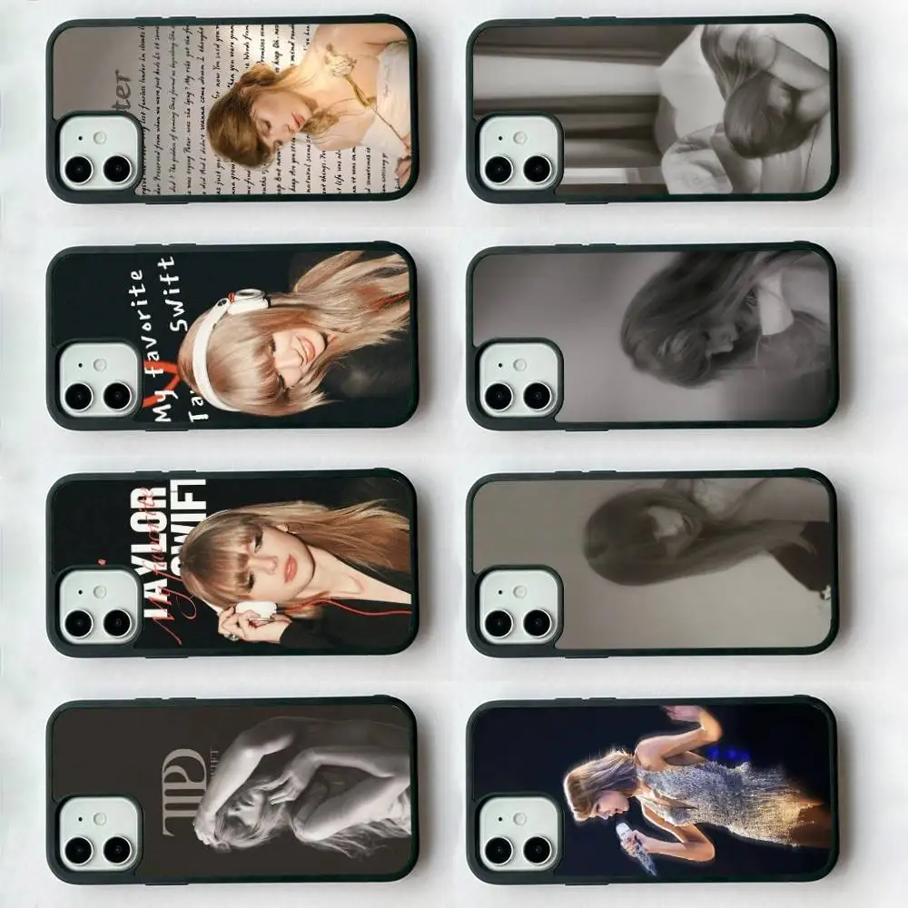 Чехол для телефона T-Taylor-TTPD-S-SwiftS для iPhone 17, 16, 15, 14, 13 Plus 12, 11 Pro Max, чехлы из ПК + ТПУ, задняя крышка