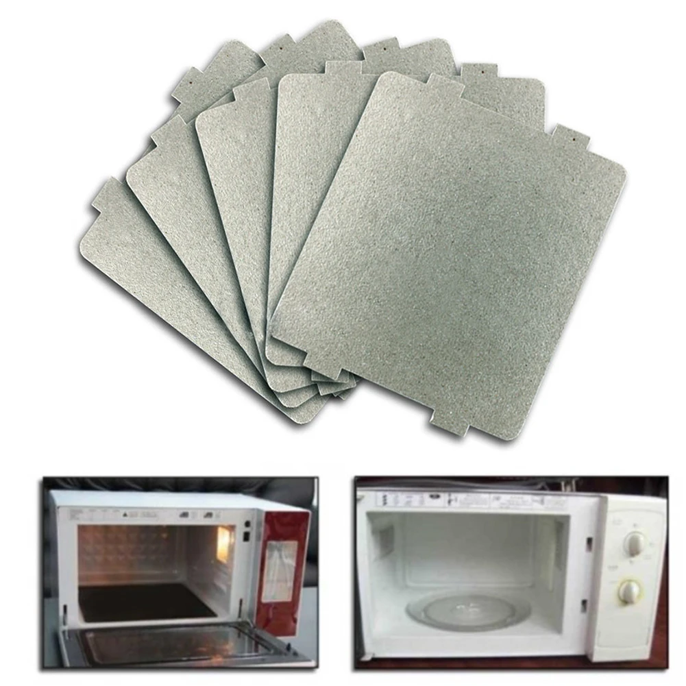 1/5/10pcs Microwave Oven Mica Sheet Wave Guide Waveguide Cover Sheet Plates Temperature Resistance Improve Efficiency Appliance