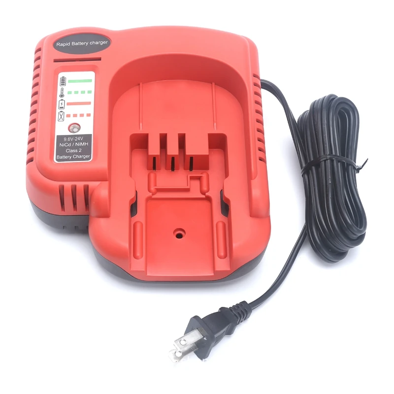 RISE-US Plug BDFC240 Battery Charger Compatible With Black & Decker 18V 14.4V 12V 9.6V 24V Nicd Nimh Battery HPB18 HPB18-OPE