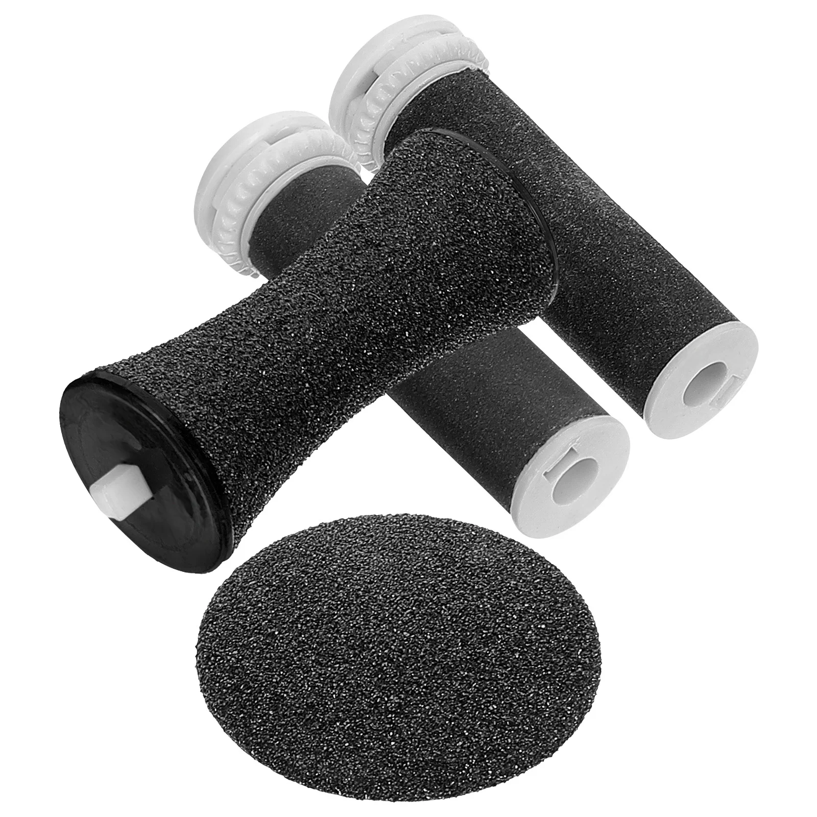 

4Pcs Foot File Roller Heads Replacement Electric Pedicure Tool Dead Callus Removing Supplies Foot Cleaning Replacement Rollers