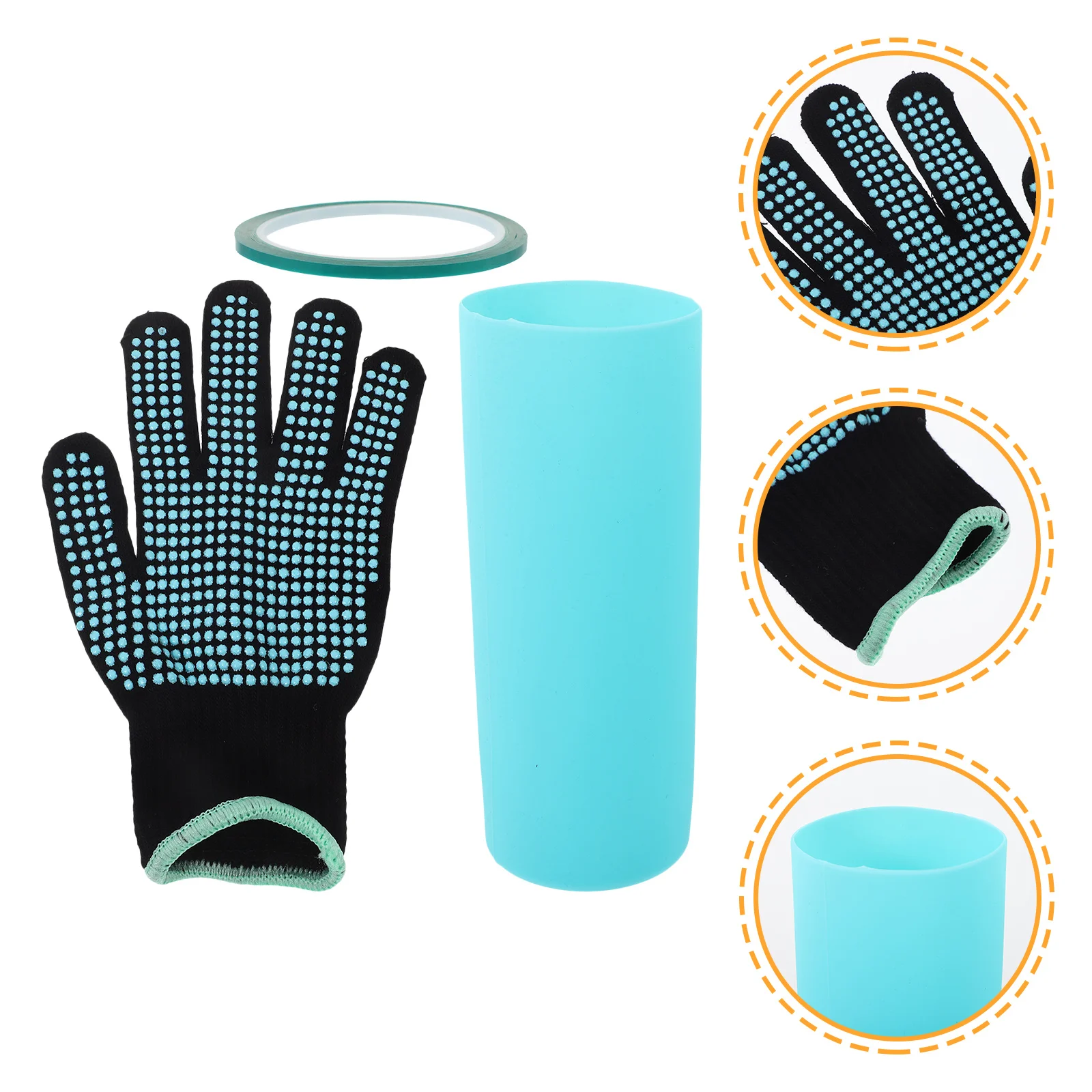 1 مجموعة سيليكون التسامي كم نقل الحرارة بهلوان يغطي دائم مقاومة للاهتراء حماية Diy كوب الطباعة المحمولة سهلة #6