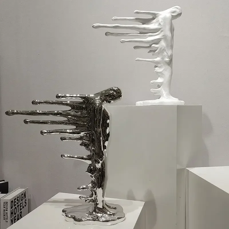 

Modern House Decor Resin Ornaments Office Study Desktop Abstract Human Figurine Artifacts Home Decor