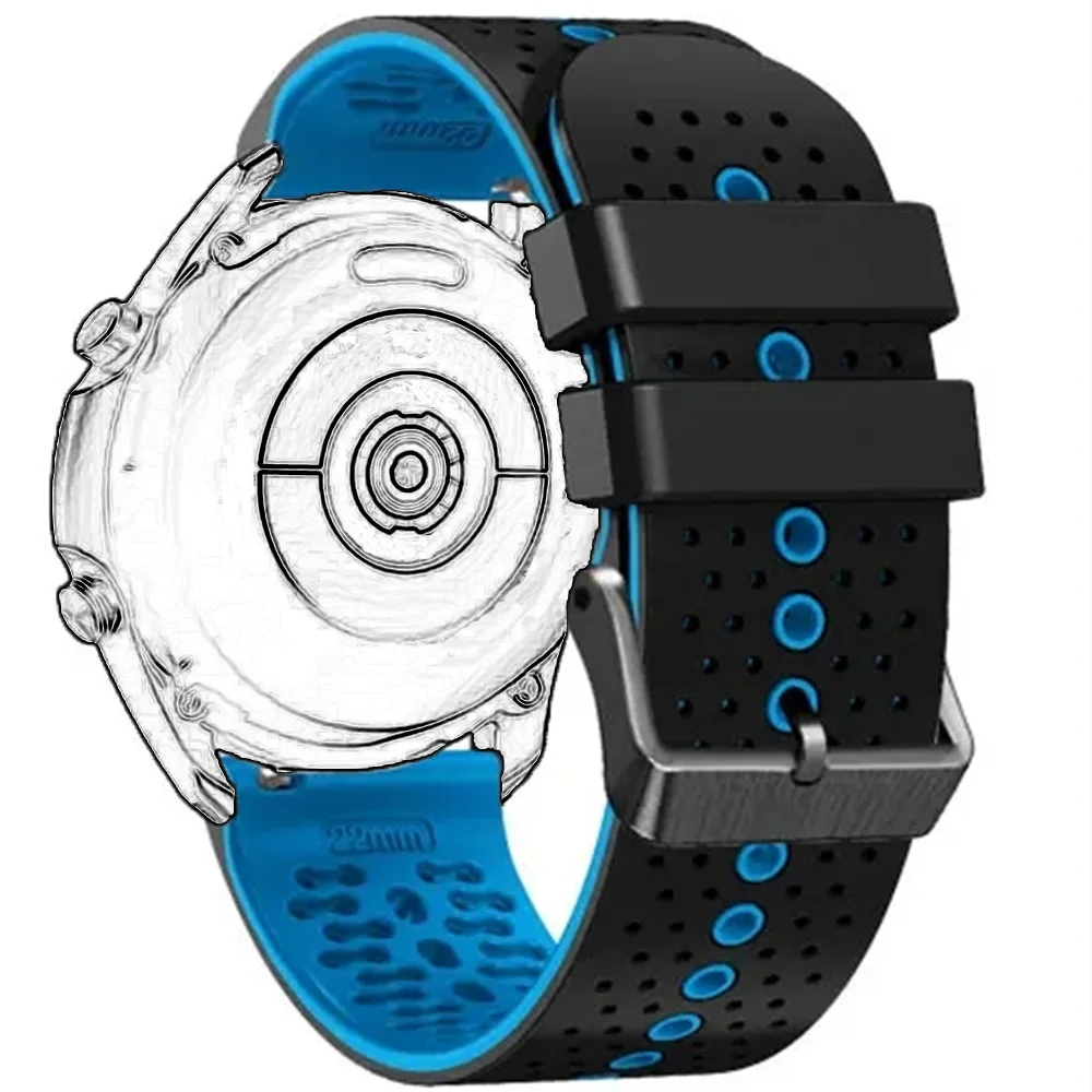 สมาร์ทนาฬิกาซิลิโคน Strap22MM สําหรับ Zeblaze Vibe7 Pro/Stratos3 2 กีฬาสําหรับ Zeblaze Btalk3 GPS Ares/3 โดยนุ่มสายรัดข้อมือ