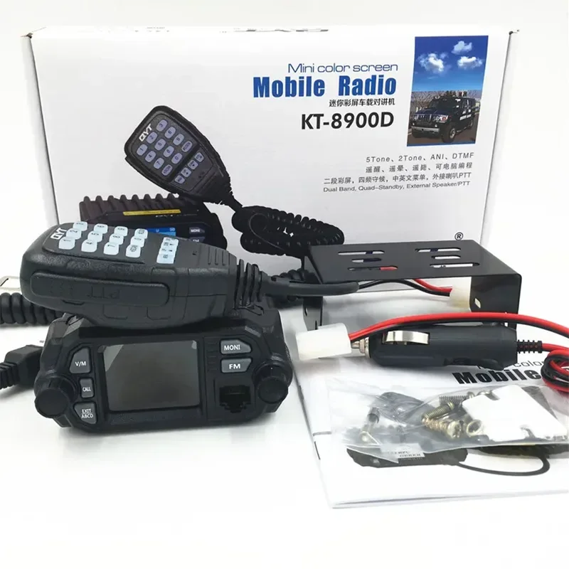 

Long Range Mobile Radio QYT KT-8900D 25W/20W VHF UHF Mini Mobile transceiver Ham Radio