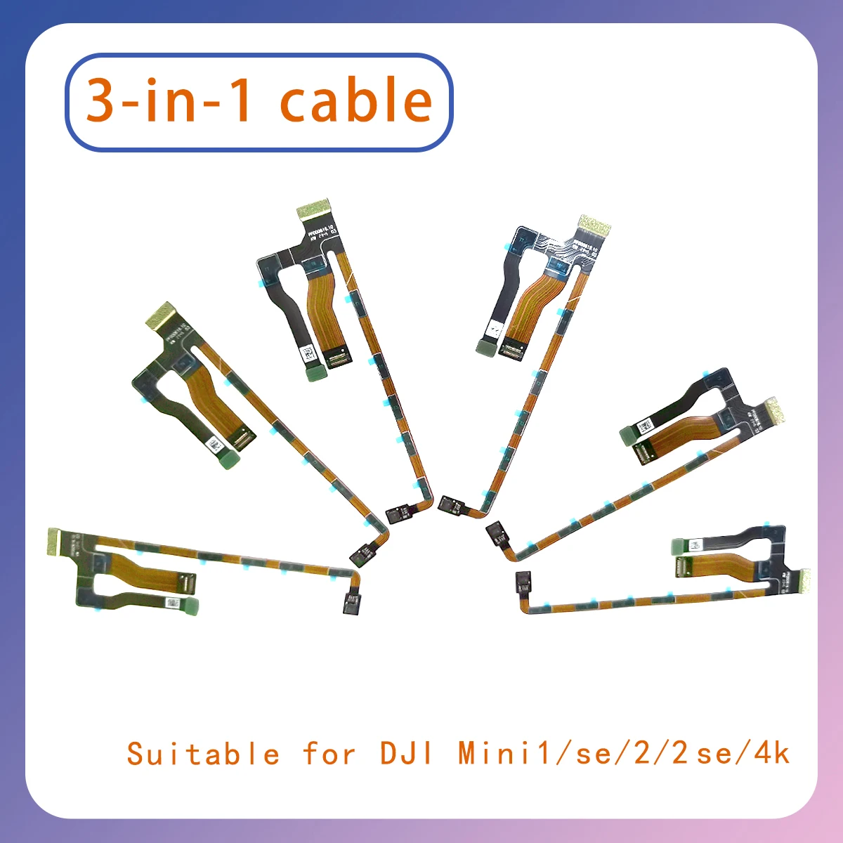 

Original factory for DJI Mavic Mini1/SE/2/2SE/4K 3-in-1 new cable connection, smooth and suitable for aircraft maintenance parts