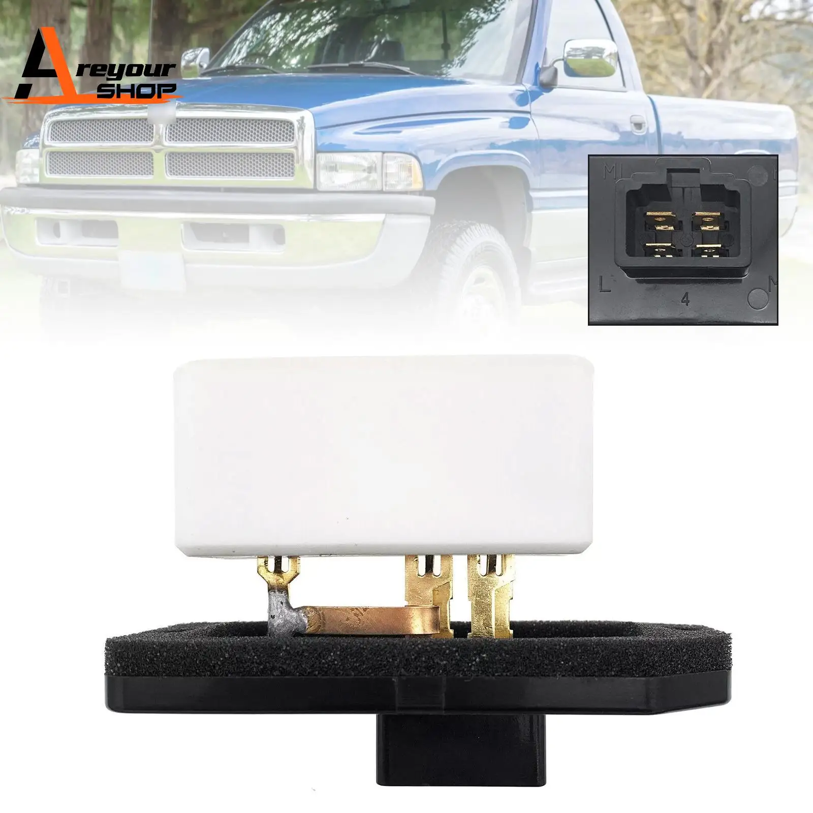 

Резистор двигателя вентилятора, реле нагревателя 4720278 для DODGE RAM 1500 2500 1994-2006 гг.