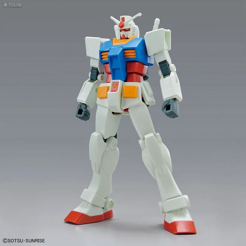 In Stock BANDAI ANIME 1/144 ENTRY GRADE EG RX-78-2 GUNDAM FULL WEAPON SET Assembly Plastic Model Kit Action Toys Figures Gift