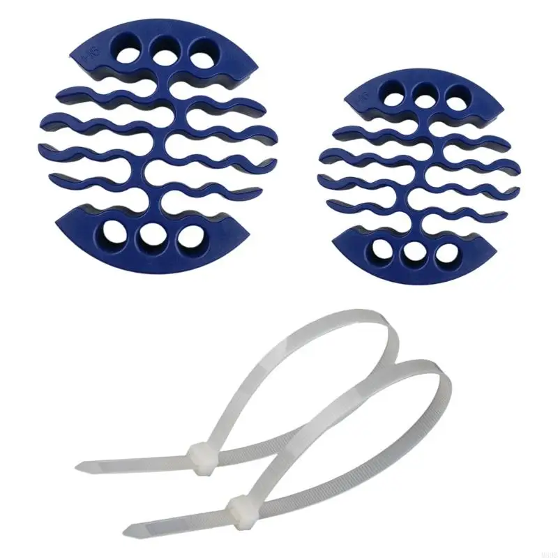 

2Pcs Networks Cable Bundle Kits With Fasteners Compact Networks Cable Organizing Tool Cord Holder Cables management Tool M89B