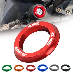 For Honda XL1000 XL 1000 VARADERO 1999-2013 2000 2001 2002 2003 rcycle Accessories Ignition Switch Cover Ring Key Aluminum