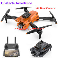 Professional Mini Obstacle Avoidance Drone 4K Dual Camera Optical Flow Localization Foldable Quadcopter Boy Kid RC Toy Gifts