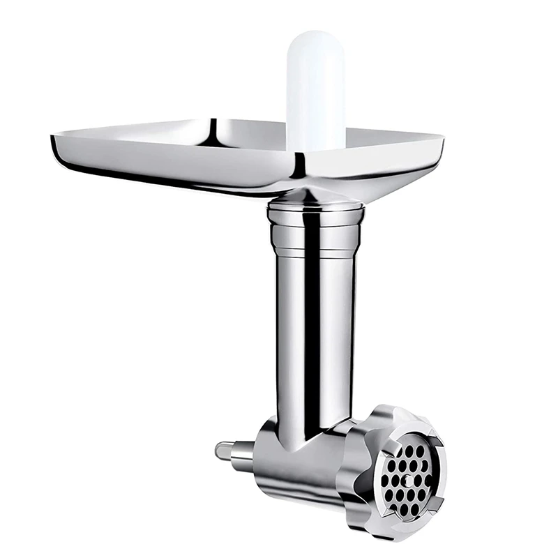 Metal Food Grinder Attachment for KitchenAid Stand Mixers Sausage Stuffer Meat Grinder Food Processor Attachment#A66K