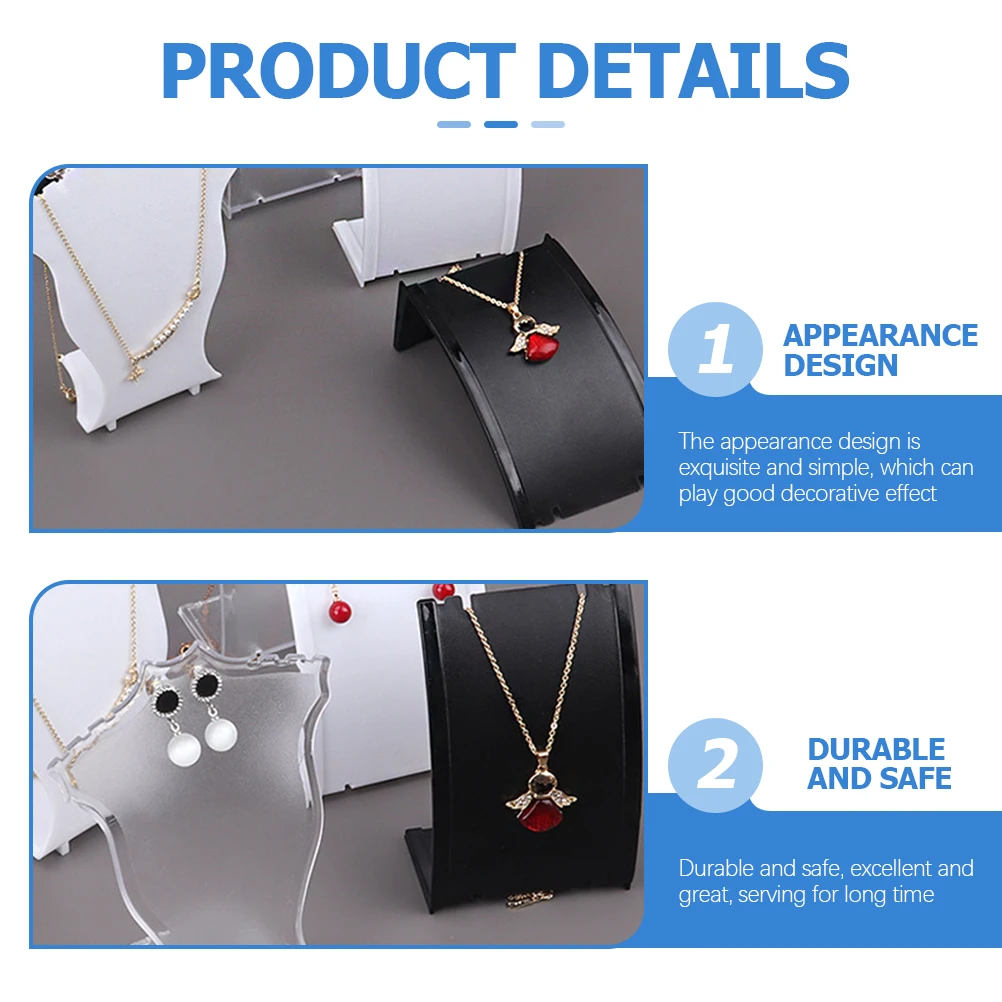 

6Pcs Earring Display Stand Jewelry Organizer Exquisite Design Practical Storage Decorative Effect Jewelry Display Stand