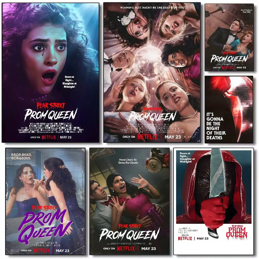 2025 Horror Movies Fear Street Prom Queen Poster HD art sticky wall waterproof home living room bedroom bar aesthetic decoration