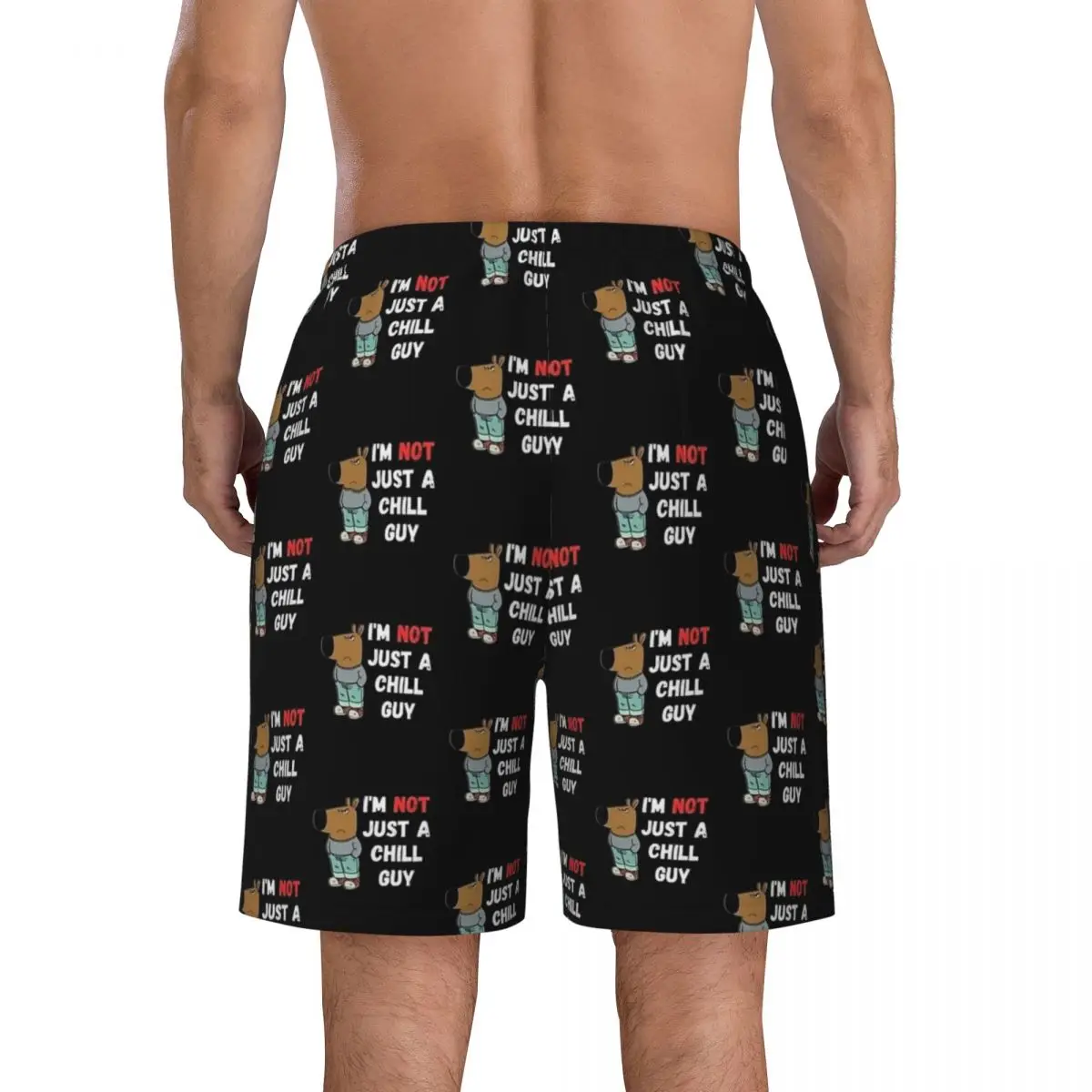 Maiôs eu sou apenas um cara frio meme shorts de ginásio verão engraçado praia calças curtas design masculino esportes surf respirável troncos de natação
