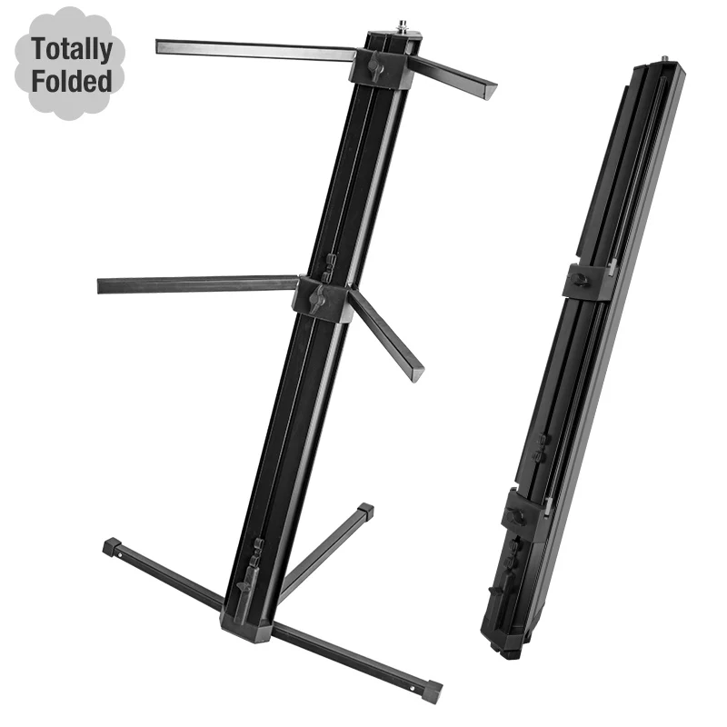 OEM Studio Professional Portable Column 88 Keys 2 Tier Spider Keyboard Stand Music for Keyboard Piano