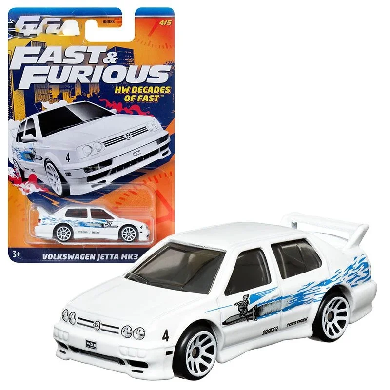 Hot Wheels HNR88 Diecast Race Car Fast & Furious HW Decades of Fast Jetta Mk3 Buick Hummer Set Vehicle Toys Boys Collection Gift