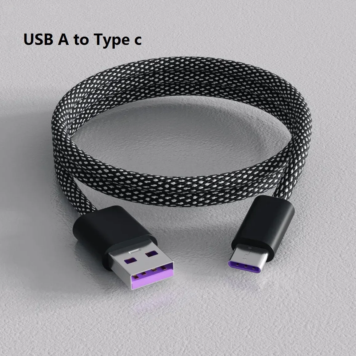 100W magnetische kabel USB C naar Type C snellader voor iPhone15 Xiaomi USB A naar Type C data-oplaaddraad tablets MacBook Samsung