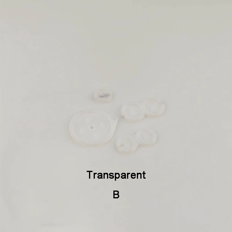 YuXi-Botones adhesivos conductores para SP Game Boy, controlador de repuesto, alfombrilla de goma conductora de silicona, almohadillas para llaves, botón, 1 Juego