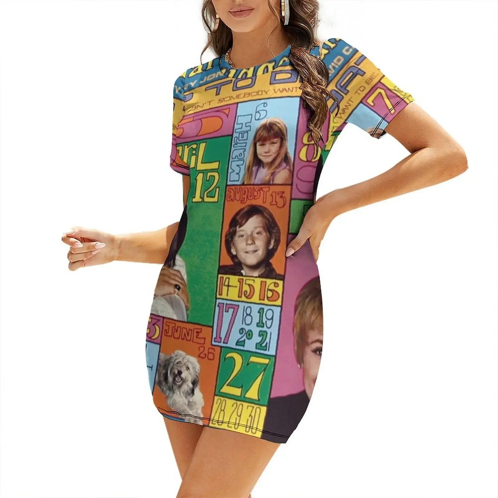 

Partridge Family - Up to Date Short-Sleeved Dress Dresses sexy dress for women elegant dress clothing women summer 2025