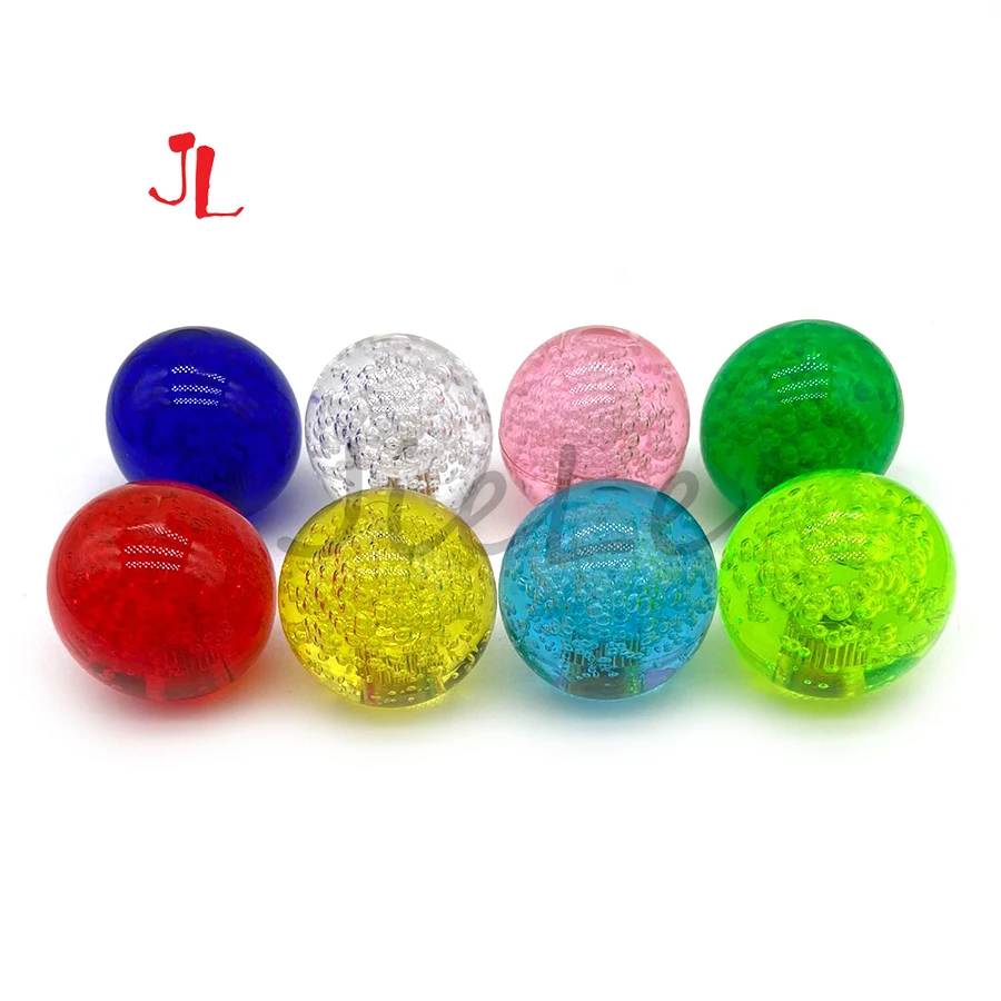 35mm Joystick TopBall Clear Crystal Bubble Balltop Arcade Game Machine Ball Head for SANWA /ZIPPY/ Illuminated Light Stick Knob