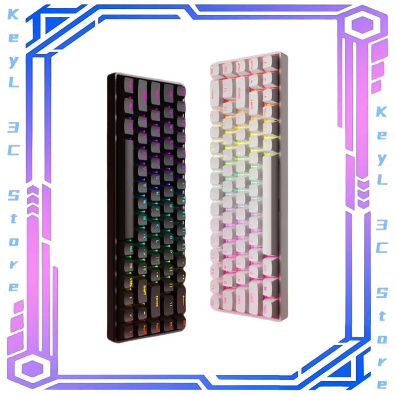 New Fire68 E-Sports Magnetic Axis Keyboard Serviceable Durable Mechanical Shaft Full Key Hot Swap Boys Girls Birthday Present