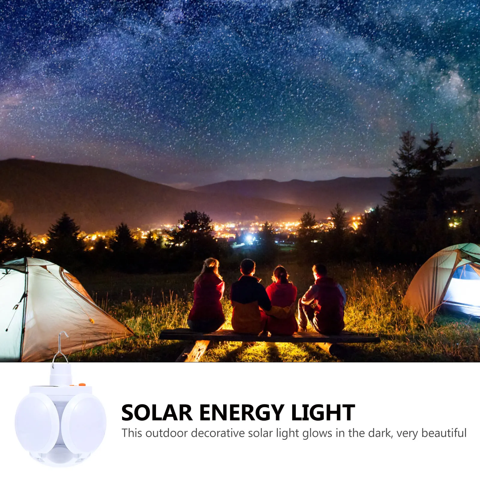 Rechargeable Garden Light Outdoor Decorative Powered by Solar Energy Automatic On Off Yard Landscape Hanging Light Solar